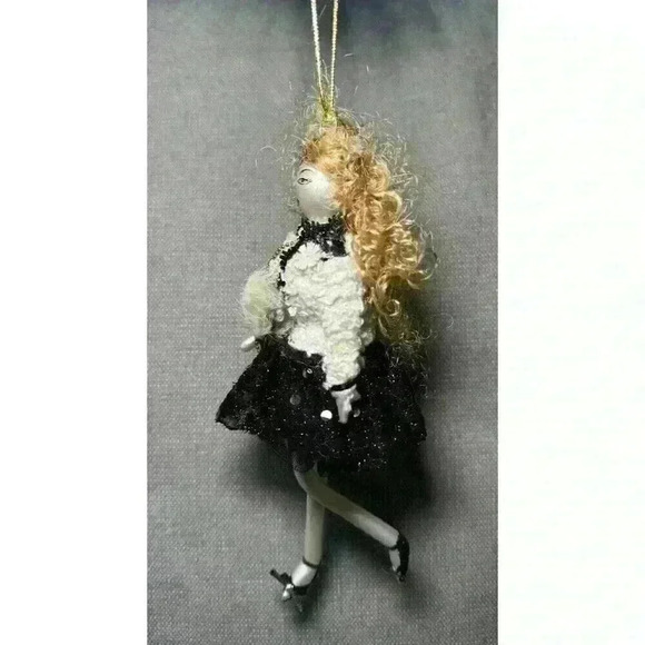 Vintage fabulous elegant Italian glass lady ornament Bloomingdale's Marshall - Picture 2 of 3